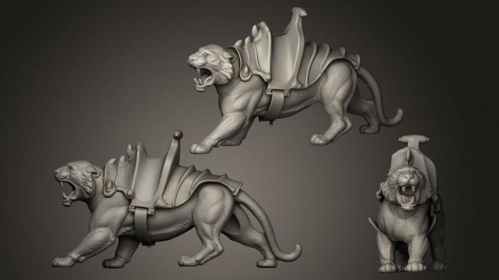 Animal figurines (STKJ_0382) 3D model for CNC machine